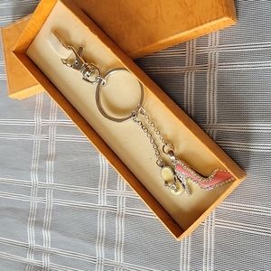 Shoe Charms Keychain and Handbag Clip